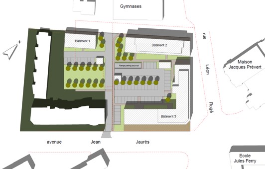 171 - CREM 82 logements collectifs et surface commerciale  Dieppe