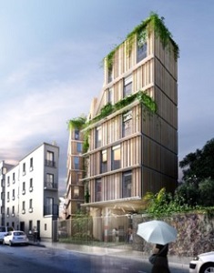 39 - Construction en site occup de 111 logements et locaux dactivits  Paris 17, rue Boulay 2